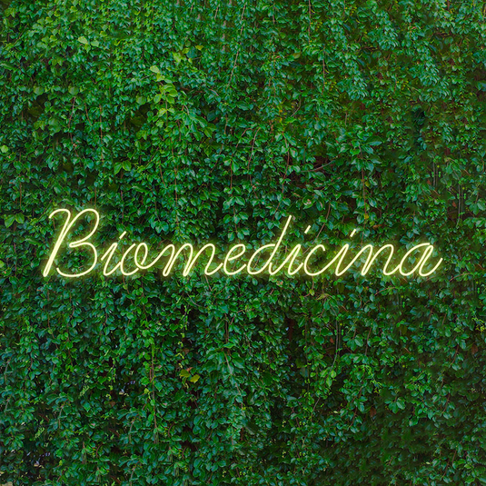 Letreiro Led Neon Biomedicina 123x25cm