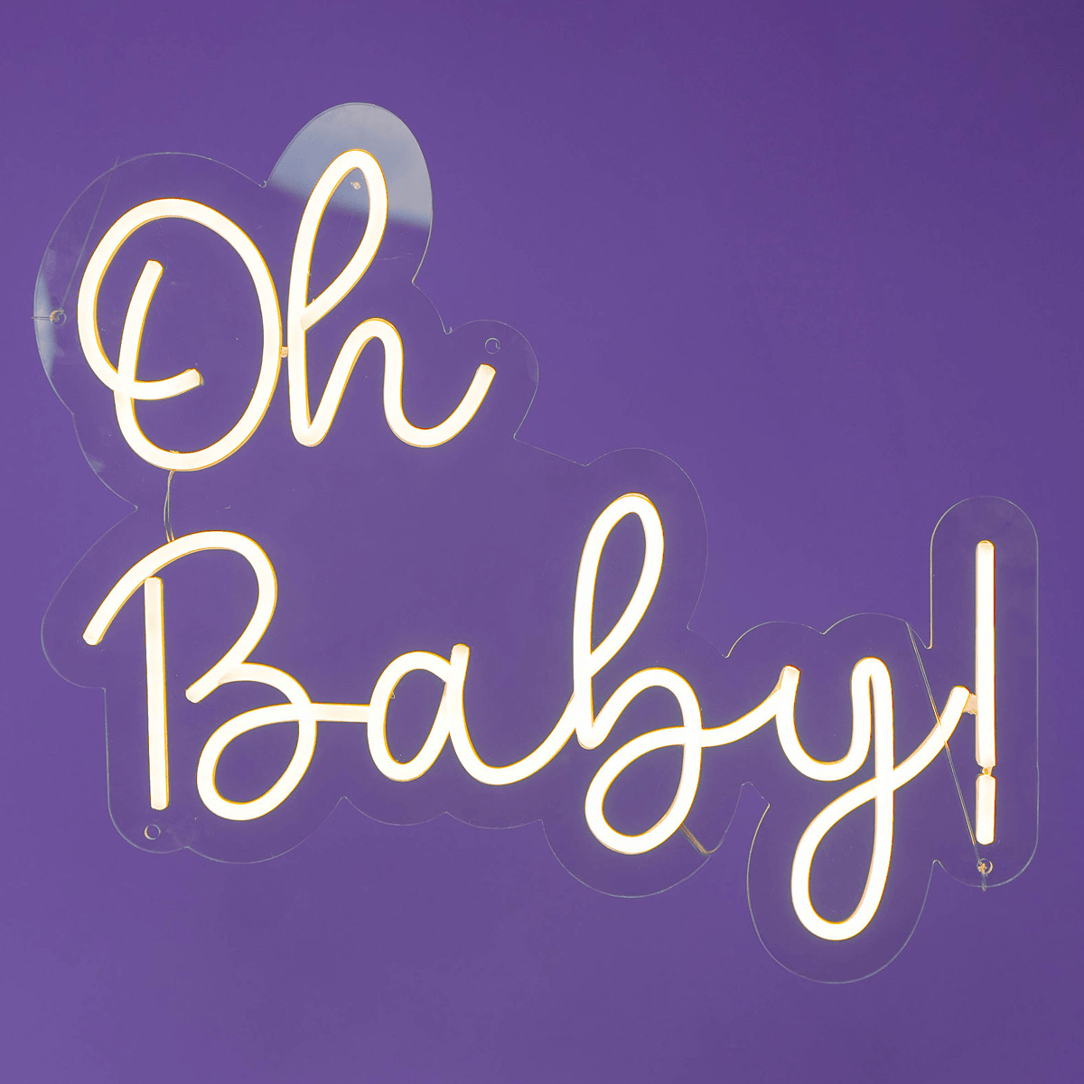 Letreiro Neon Oh Baby! 50x40cm Led 2.0 - Hause Neon