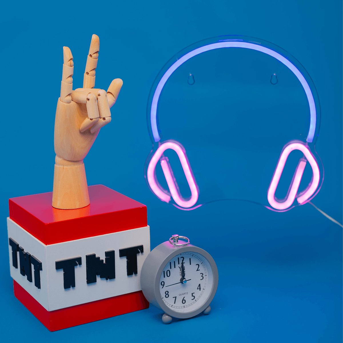 Letreiro Neon Led Headphone 26x22cm - Hause Neon