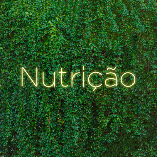 Letreiro Led Neon Nutrição 84x22cm