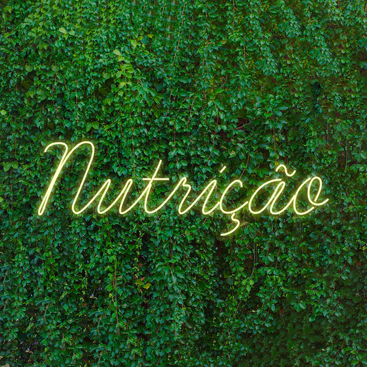 Letreiro Led Neon Nutrição 103x36cm