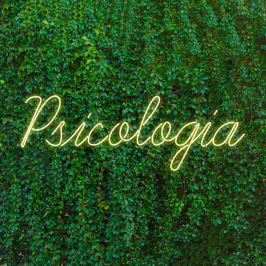 Letreiro Led Neon Psicologia 113x41cm