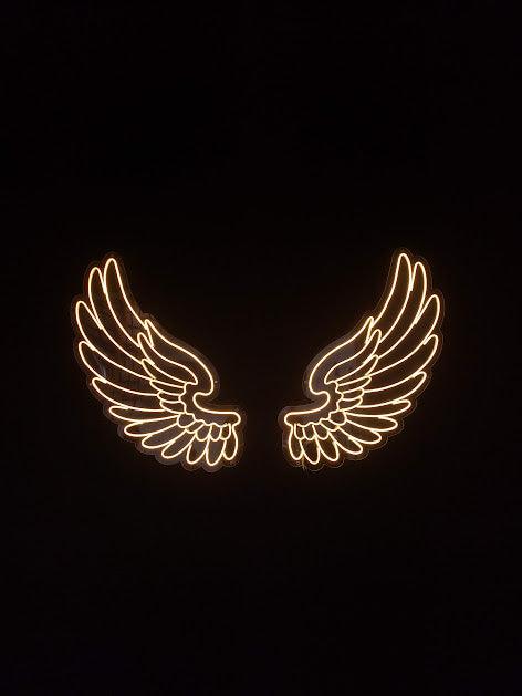 Letreiro Neon Led Asa de Anjo II 140x98cm - Hause Neon