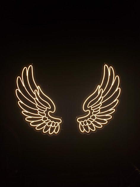 Letreiro Neon Led Asa de Anjo II 140x98cm - Hause Neon