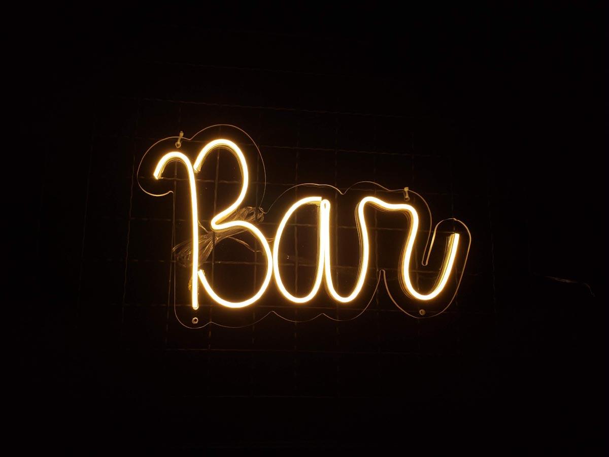 Letreiro Neon Bar 45x20cm - Hause Neon