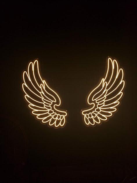 Letreiro Neon Led Asa de Anjo II 140x98cm - Hause Neon