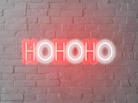 Letreiro Neon Hohoho 40x15cm - Hause Neon